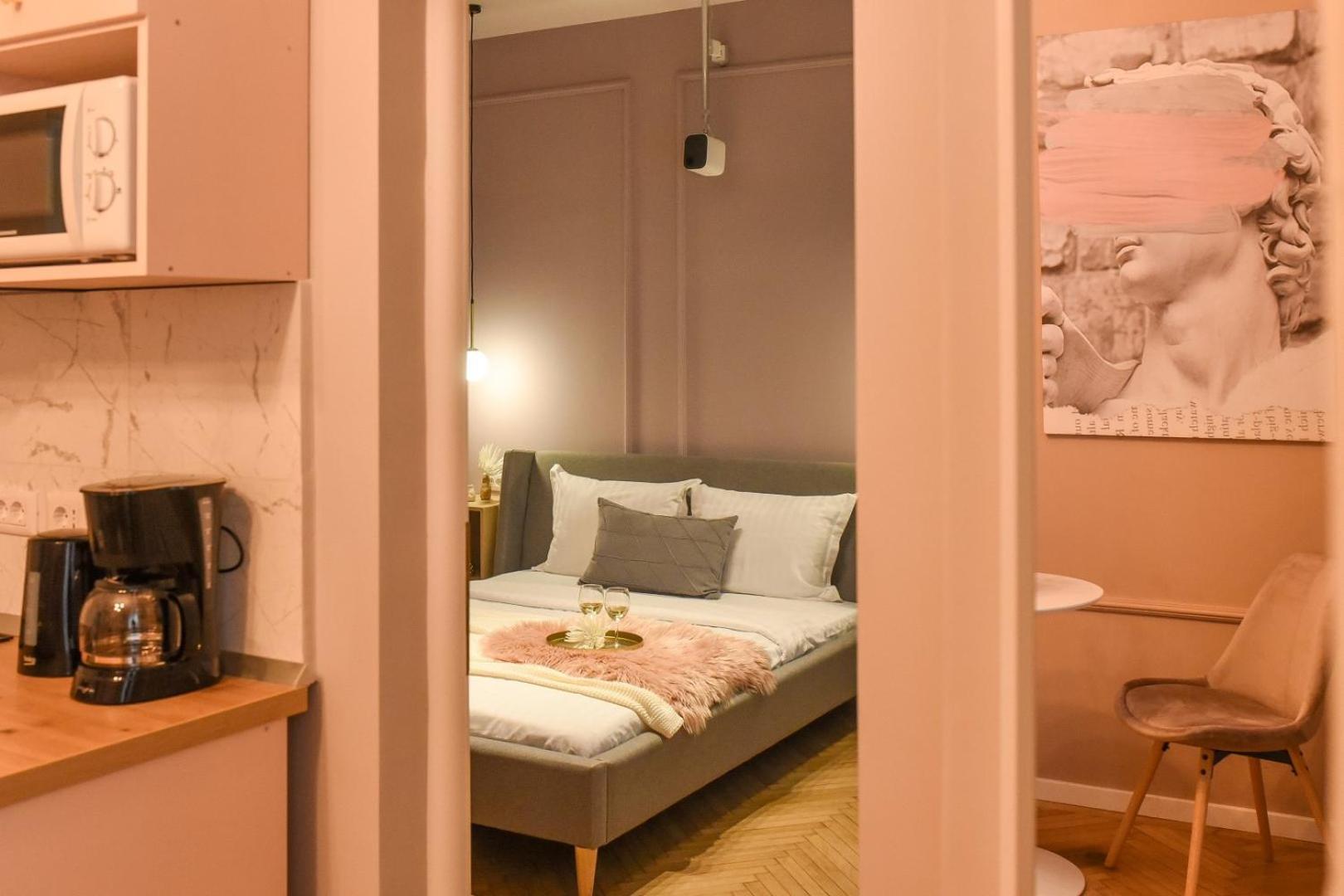Modern Stay - Central Studios With Wall Projector Near Radisson บูคาเรสต์ ห้อง รูปภาพ